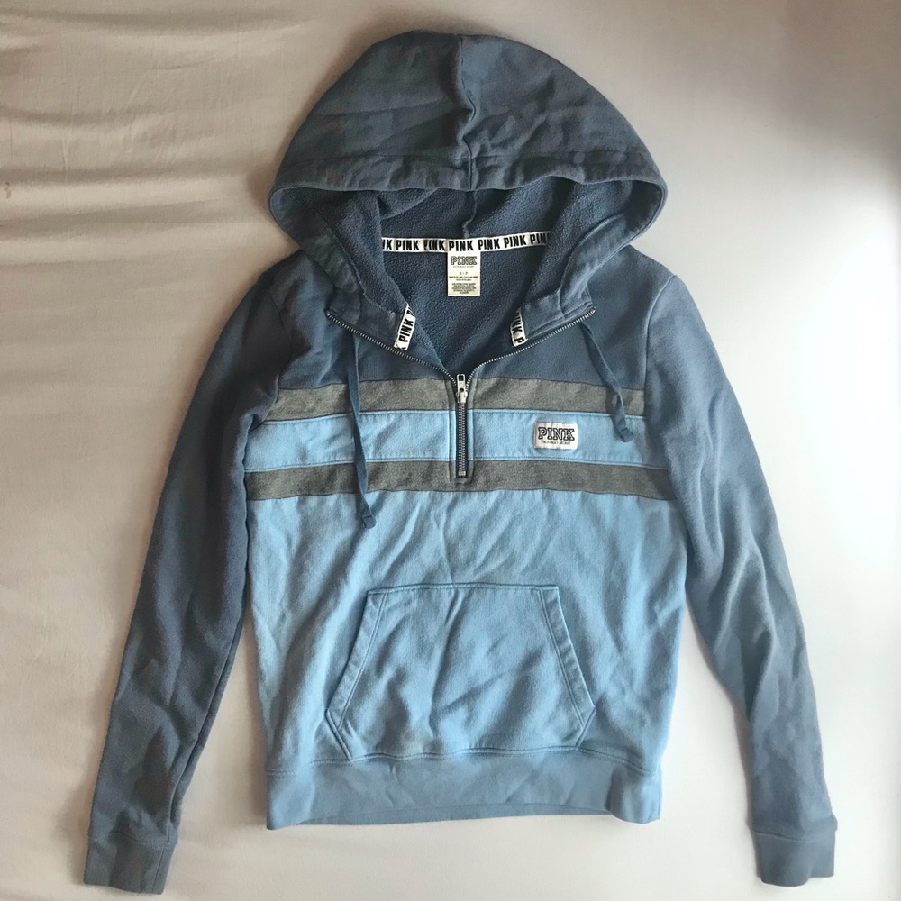 VS Pink Quarter Zip Hoodie